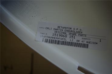 Beta RR Verkleidung Seitenverkleidung weiss 2009 links NEU side cover left NEW