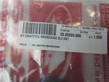 Beta RR50 RR125 RE125 Alp125 Alp200 Urban Reparaturkit Bremszange vorne Gummidichtungen Reparatursatz Bremse Bremssattel 2008269000