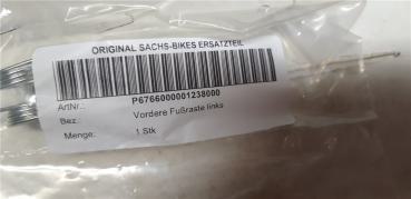 Sachs ZX125 ZZ125 ZZ50 4Takt ab 2013 Fussraste vorne rechts footpeg right front