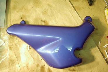 Sachs Roadster-800 Seitenverkleidung Seitendeckel links blau side cover left