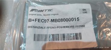 Fantic XMF1.7 XEF1.9 Distanz Bremse Adapter 203mm rot 