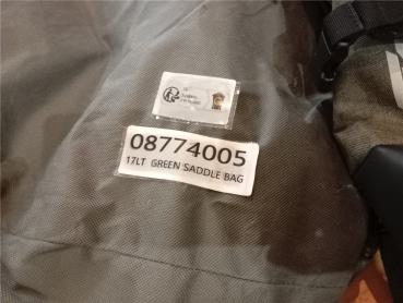 Fantic Caballero 125 250 500 Gepäcktasche gross grün 17L Seitentasche Rucksack