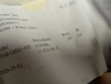 o-Ring Dichtscheibe Suzuki XF650 Freewind DR650SE und viele andere Sachs Roadster650 0916814002000