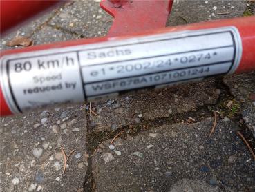 Sachs X-Road125 ab Bj 2006 Rahmen gebraucht mit Brief