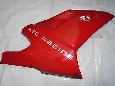 Sachs XTC125 4Takt Seitenverkleidung rechts unten rot fairing right  NEU o.Auf