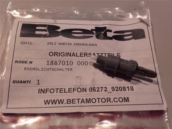 Beta Alp200 Alp4.0 RR50 RR125 RE125 Urban125 Urban200 M4 Bremslichtschalter brake light switch NEU NEW 