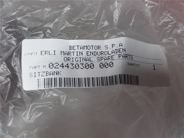 Beta RR50 2012-2020 tiefergelegte Sitz Sitzbank Sitzkissen seat schwarz Std Sport Enduro Motard