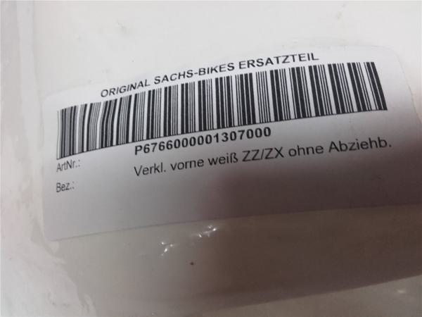 Sachs ZX125 ZZ125 ab 2013 Lampenmaske weiss Frontmaske mit Scheinwerfer Scheinwerfermaske Verkleidung vorne