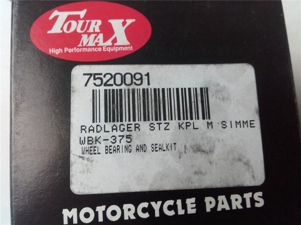 Honda VTX1300 VTX1800 hinten  Radlagersatz hinten wheel bearings rear 4 Stück mit Simmerring