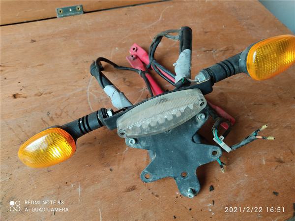 Sachs X-Road125 Kennzeichenhalter Rücklicht blinker ab 2006 mit MoriniMotor gebraucht