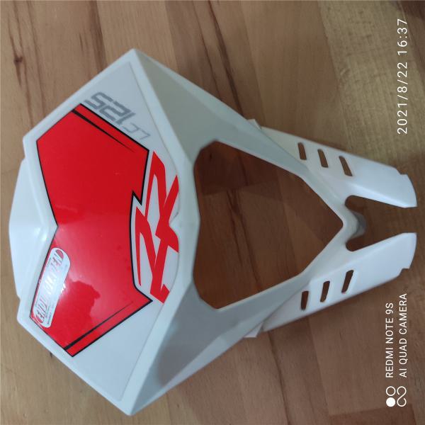 Beta RR50 RR125 Frontmaske Maske mit Aufkleber Lampenmaske weiss Scheinwerferverkleidung