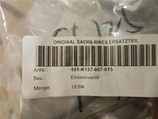 Sachs SFM Roadster125 ab 2009 Einlaßventil intake valve qingqi Motobi misano125 Kreidler Mash K157FMI QM125-2D