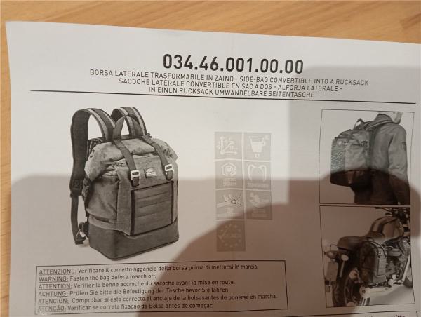 Beta Alp 4.0 Alp X ab 2024 Gepäcktasche mit Seitenträger rechts