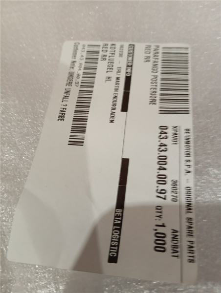 Beta RR125LC RR50 2021-25 Kotflügel hinten Heckverkleidung rot neu Verkleidung mitte