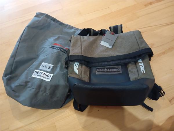 Fantic Caballero 125 250 500 Gepäcktasche gross grün 17L Seitentasche Rucksack