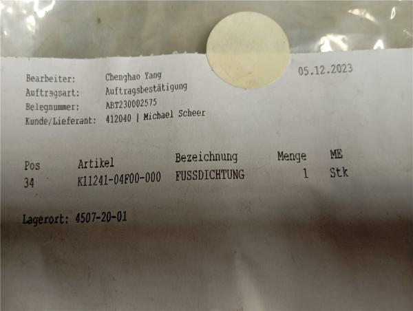 Sachs Roadster650 Suzuki XF650 DR650SE Fussdichtung oem orig metal