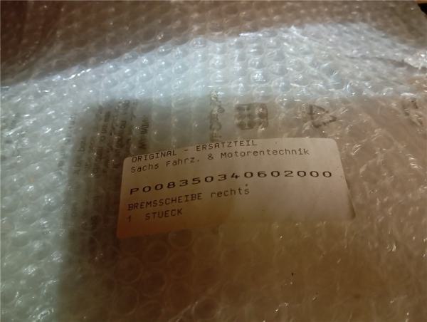 Sachs Roadster800 B805 Bremsscheibe vorne rechts oem brake disc front NEU NEW P008350340602000
