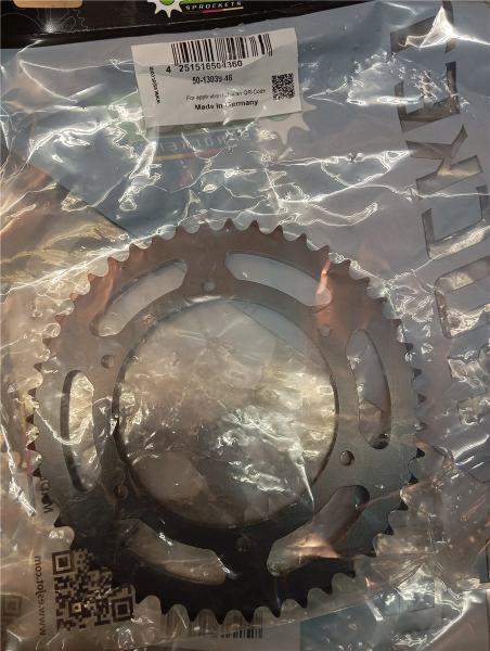 Sachs Madass 50 Automatik und 4Gang  -06 Kettenblatt Ritzel hinten 46 Zähne