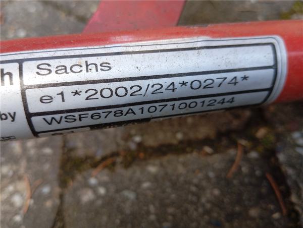 Sachs X-Road125 ab Bj 2006 Rahmen gebraucht mit Brief