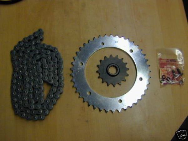 Sachs Roadster650 Kettenkit Kettensatz 15/41/114 DID O-ring chain kit NEU mit Nietschl.