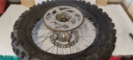 Beta RR125LC 2013-2020 Hinterrad gebraucht komplett neuwertiger Reifen